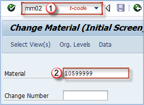 How to Change Material Master Data (MM02, MM03) in SAP
