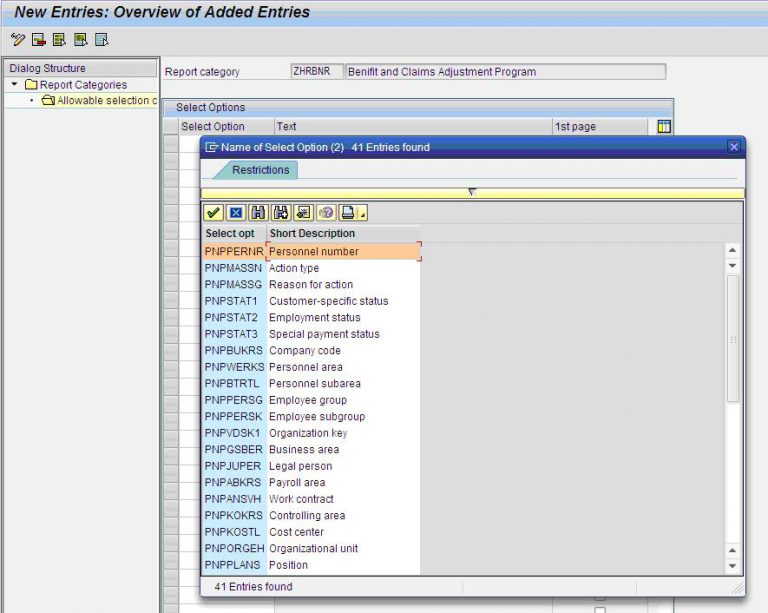 Logical Database with Report HR Report Category Selection Screen - Free ...