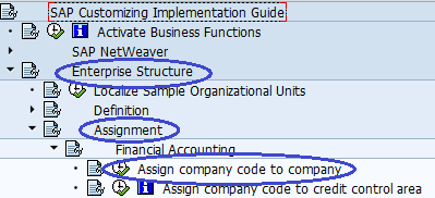 Assign company code to company path Assign company code to company path