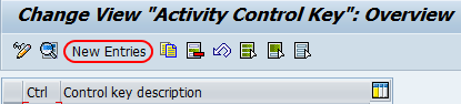 activity control key overview