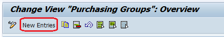 purchasing groups new entries