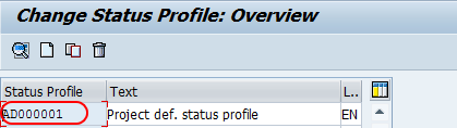 status profile sap