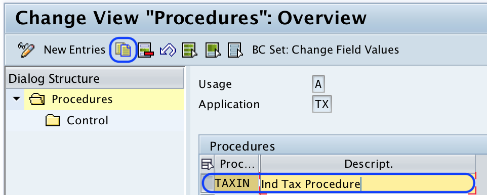 Define tax calcualtion procedure in SAP