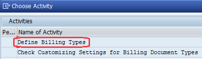 define billing types.