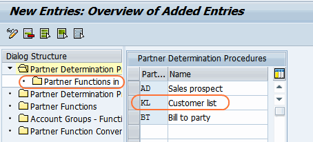 parnter function in procedure