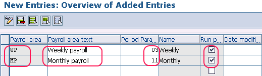 How to create payroll area in SAP