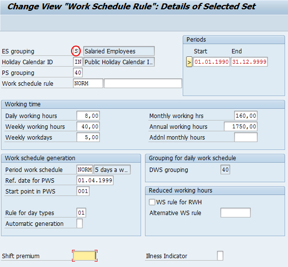 Define Work Schedule Rules and Work Schedules