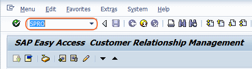 transaction code spro for sap reference IMG