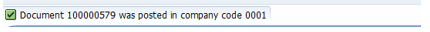 Customer Clearing Document was Posted