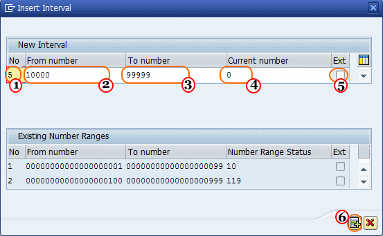 Define Number Range Intervals for Territory Hierarchy Levels