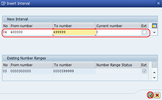 Define Number Ranges for CRM Service Transaction