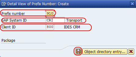 Maintain Prefix Number for Organizational Management