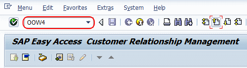 Transaction code OOW4