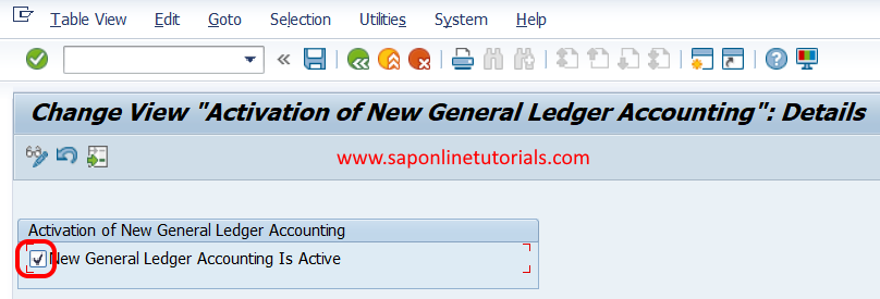 Activate New General Ledger Accounting in SAP FICO