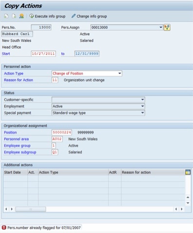 Dealing with Pre-booking Errors in SAP Personnel Administration