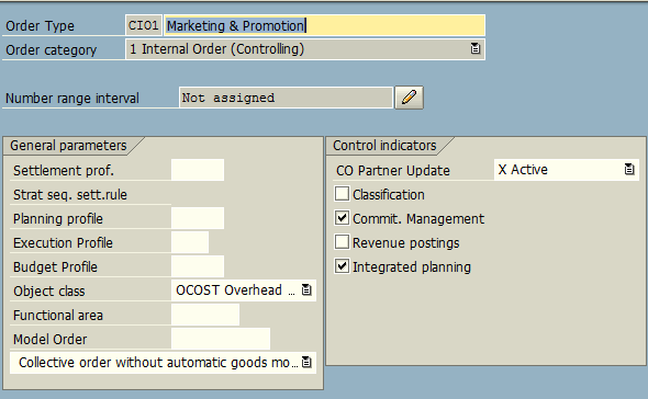 Create Order Type