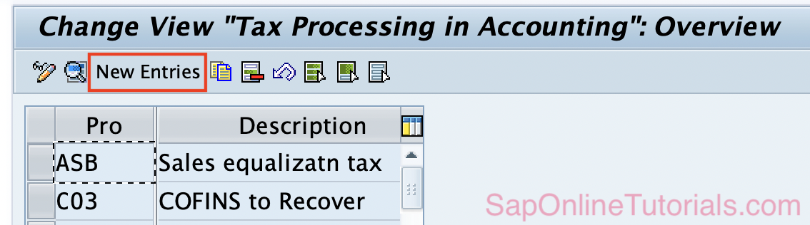 Define Account Keys for GST in SAP Hana