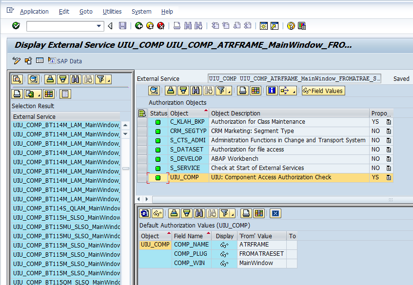 SU24 - Check Indicator for UIU_COMP object SU24 - Check Indicator for UIU_COMP object